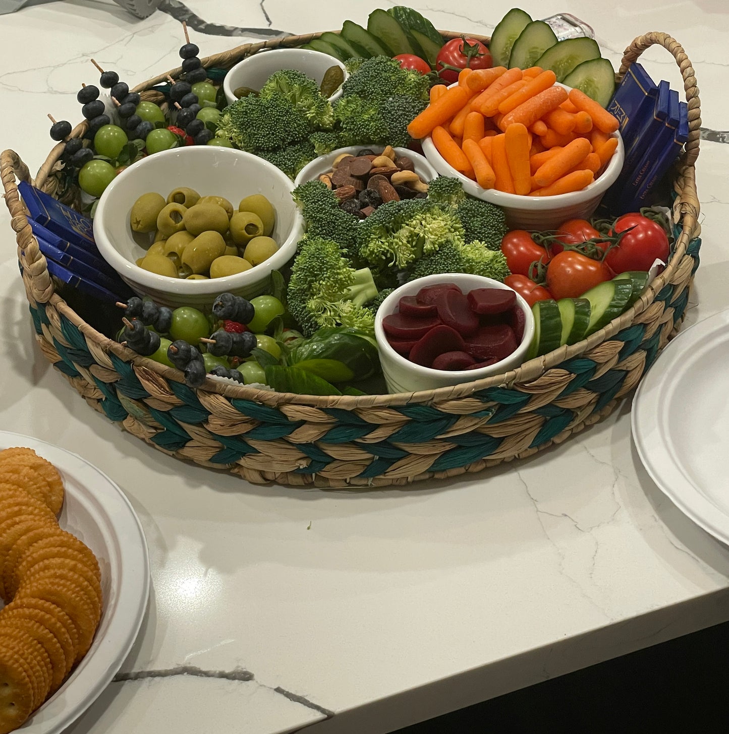 Petite Nibble Board-(Serves 2-4 guests)