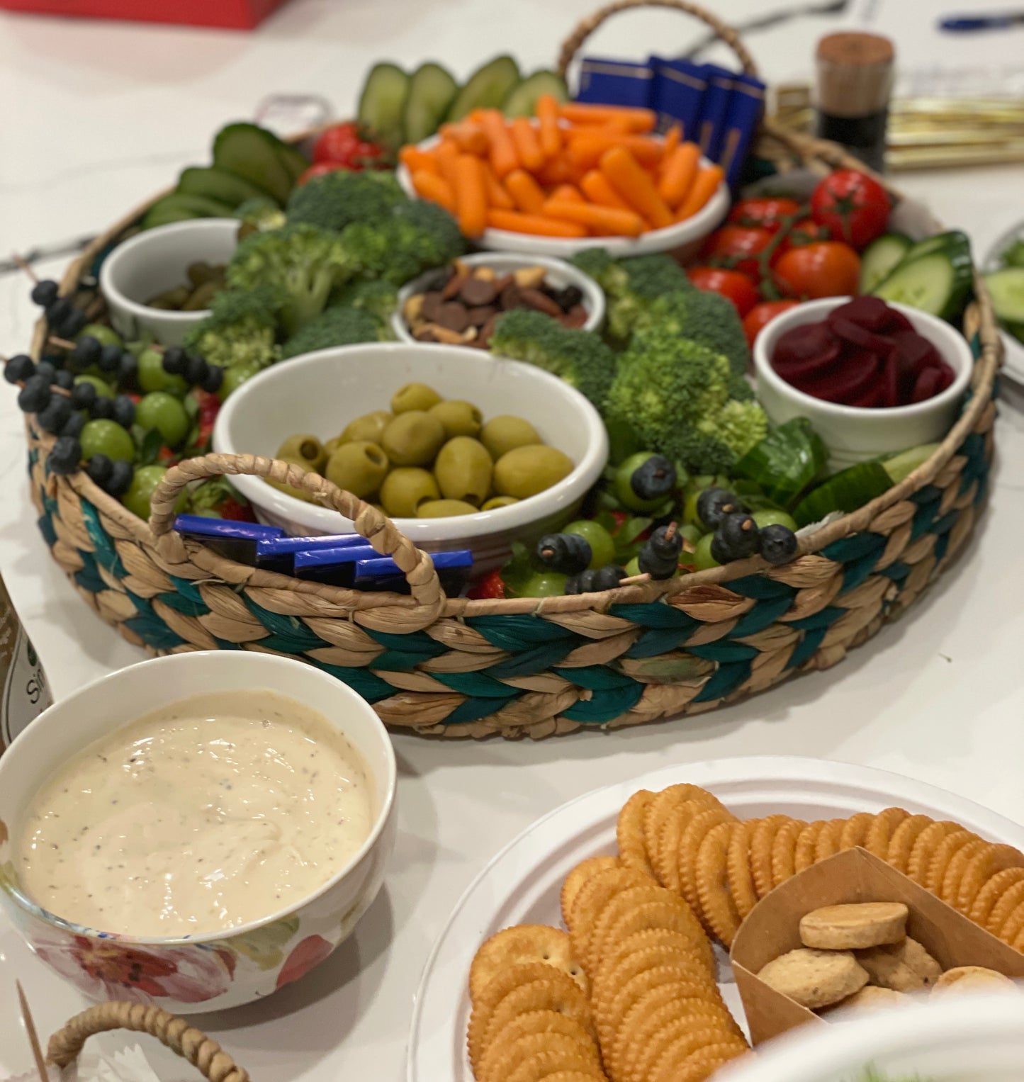 Petite Nibble Board-(Serves 2-4 guests)