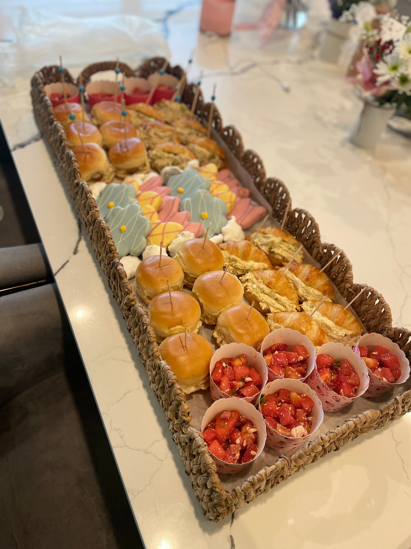 Petite Nibble Board-(Serves 2-4 guests)